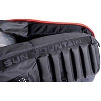 Sun Mountain 2024 Kube Golf Travel Cover, Black/Red