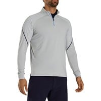 FootJoy Men's Tempo Series Tech Midlayer Golf Pullover, Light Grey