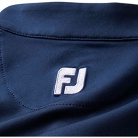 FootJoy Junior Zipper  Placket Sleeveless Golf Shirt, Navy