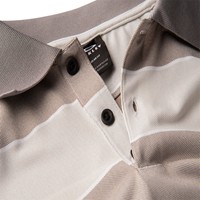 Oakley Men's Comfort Stripe Golf Polo, Beige