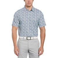 Callaway Men's Abstract Golf Ball Print Golf Polo
