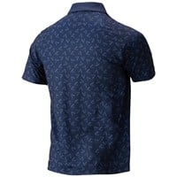 Callaway Men's Painted Chev Trademark Print Golf Polo, Navy