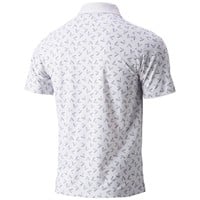 Callaway Men's Painted Chev Trademark Print Golf Polo, White