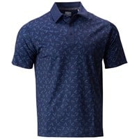 Callaway Men's Painted Chev Trademark Print Golf Polo