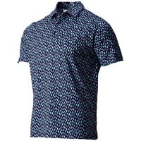 Callaway Men's All Over Birdie/Eagle Print Golf Polo, Navy