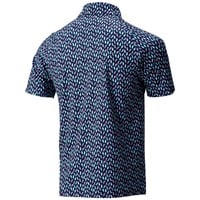 Callaway Men's All Over Birdie/Eagle Print Golf Polo, Navy