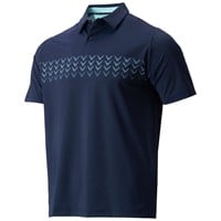 Callaway Men's Trademark Chev Color Block Golf Polo, Navy