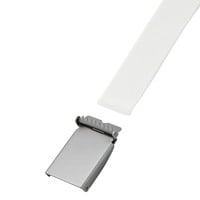 Callaway Mens V Logo Web Golf Belt, White