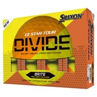 Srixon Q-Star Tour Divide 2 Golf Ball, Orange