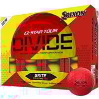 Srixon Q-Star Tour Divide 2 Golf Ball, Red