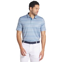 Puma Men's Fair Isle Micro Print Golf Polo, Blue