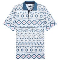 Puma Men's Fair Isle Print Golf Polo