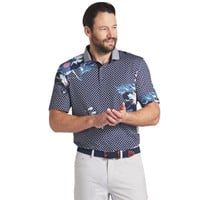 Puma Men's MATTR Terrance Golf Polo, Navy