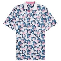 Puma Men's Pique Borrego Golf Polo, White