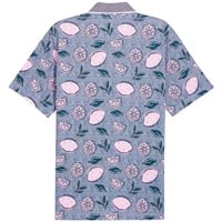 Puma Men's Arnold Palmer Pink Lemonade Golf Polo, Navy