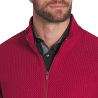 Puma Men's Boulder 1/4 Zip Golf Pullover, Red