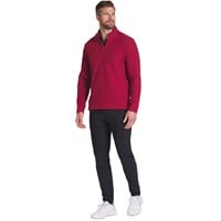 Puma Men's Boulder 1/4 Zip Golf Pullover, Red