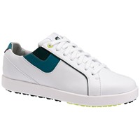 FootJoy Women's Links Golf Shoes - Previous Season Style, White/Dark Green