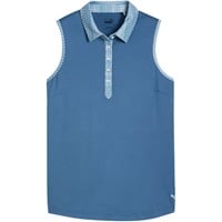 Puma Women's Fair Isle Sleeveless Golf Polo