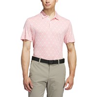 adidas Men's Ultimate365 Tour HEAT RDY Jacquard Golf Polo, Pink
