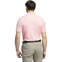 adidas Men's Ultimate365 Tour HEAT RDY Jacquard Golf Polo, Pink