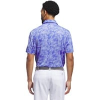 adidas Men's Ultimate365 Mesh Print Golf Polo, Blue/Blue