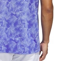 adidas Men's Ultimate365 Mesh Print Golf Polo, Blue/Blue