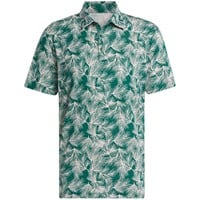 adidas Men's Ultimate365 Mesh Print Golf Polo, Green