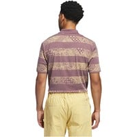 adidas Men's Go-To Print Golf Polo, Light Purple