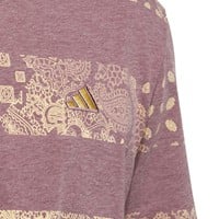 adidas Men's Go-To Print Golf Polo, Light Purple