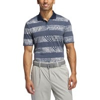 adidas Men's Go-To Print Golf Polo, Navy