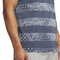 adidas Men's Go-To Print Golf Polo, Navy