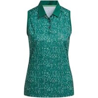 adidas Women's Ultimate365 Printed Sleeveless Golf Polo