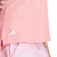 adidas Women's Ultimate365 Sleeveless Golf Polo, Pink