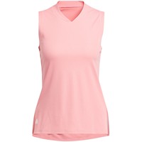 adidas Women's Ultimate365 Sleeveless Golf Polo, Pink