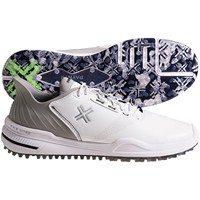 Payntr X Men's 005 F Golf Shoes, White/Silver