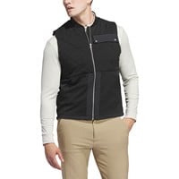adidas Men's Go-To DWR Full Zip Golf Vest, Black