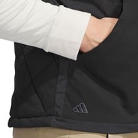 adidas Men's Go-To DWR Full Zip Golf Vest, Black