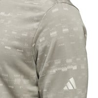 adidas Men's Core Printed 1/4 Zip Golf Pullover, Beige