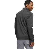 adidas Men's Core Printed 1/4 Zip Golf Pullover, Charcoal/Black