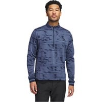 adidas Men's Ultimate365 Linear Stripe 1/4 Zip Golf Pullover, Dark Blue