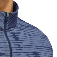 adidas Men's Ultimate365 Linear Stripe 1/4 Zip Golf Pullover, Dark Blue