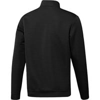 adidas Men's Ultimate365 DWR Textured 1/4 Zip Golf Pullover, Black