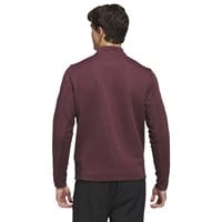 adidas Men's Ultimate365 DWR Textured 1/4 Zip Golf Pullover, Cardinal