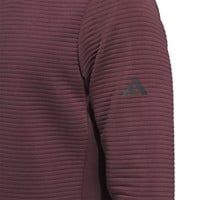 adidas Men's Ultimate365 DWR Textured 1/4 Zip Golf Pullover, Cardinal