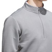 adidas Men's Ultimate365 DWR Textured 1/4 Zip Golf Pullover, Grey
