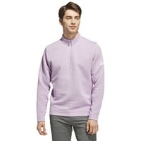 adidas Men's Ultimate365 DWR Textured 1/4 Zip Golf Pullover, Purple