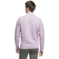 adidas Men's Ultimate365 DWR Textured 1/4 Zip Golf Pullover, Purple