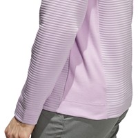 adidas Men's Ultimate365 DWR Textured 1/4 Zip Golf Pullover, Purple