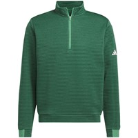 adidas Men's Ultimate365 DWR Textured 1/4 Zip Golf Pullover, Green